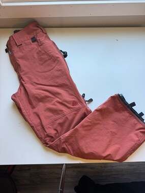 Nike ACG Clima-Fit Max Snow Pants Size L Red Yellow